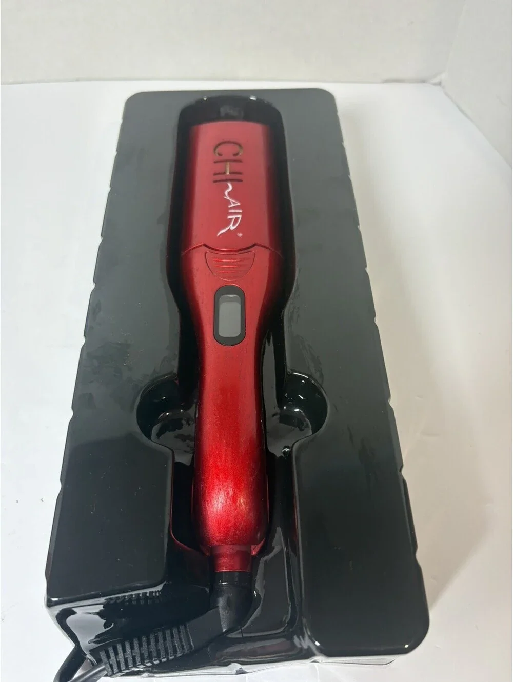 CHI Air Sexy Waver Digital Ceramic & Tourmaline Crimper Red Metallic